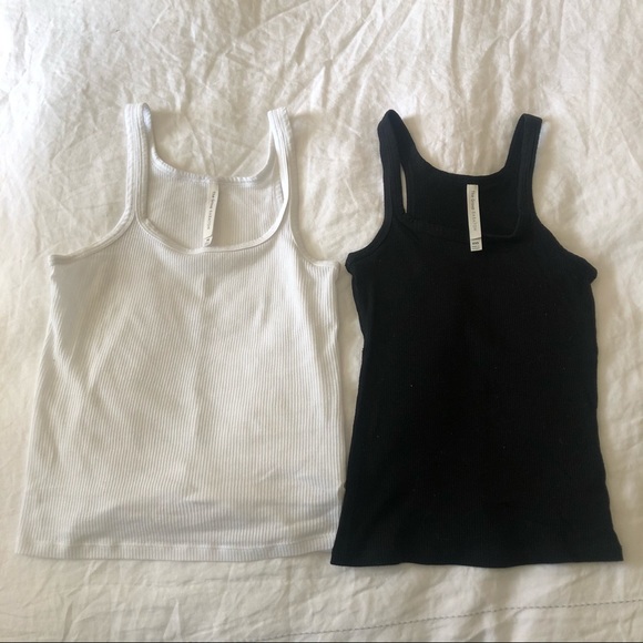 Aritzia The Group by Babaton Denim Forum tank top set - Picture 1 of 6